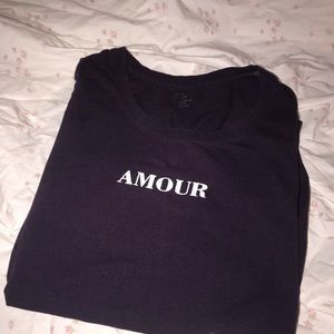 Vintage shirt “ amour”